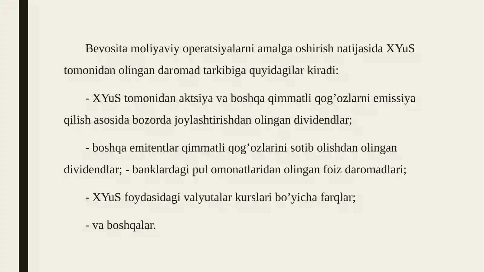 Xo’jalik yurituvchi subyekt moliyaviy resurslaridan foydalanish samaradorligi 4