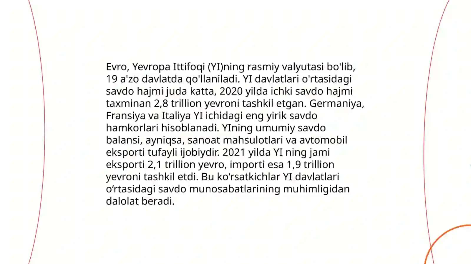 Evro (EUR) ning Yevropa iqtisodiyotidagi ahamiyati va o'zgarishlar 4