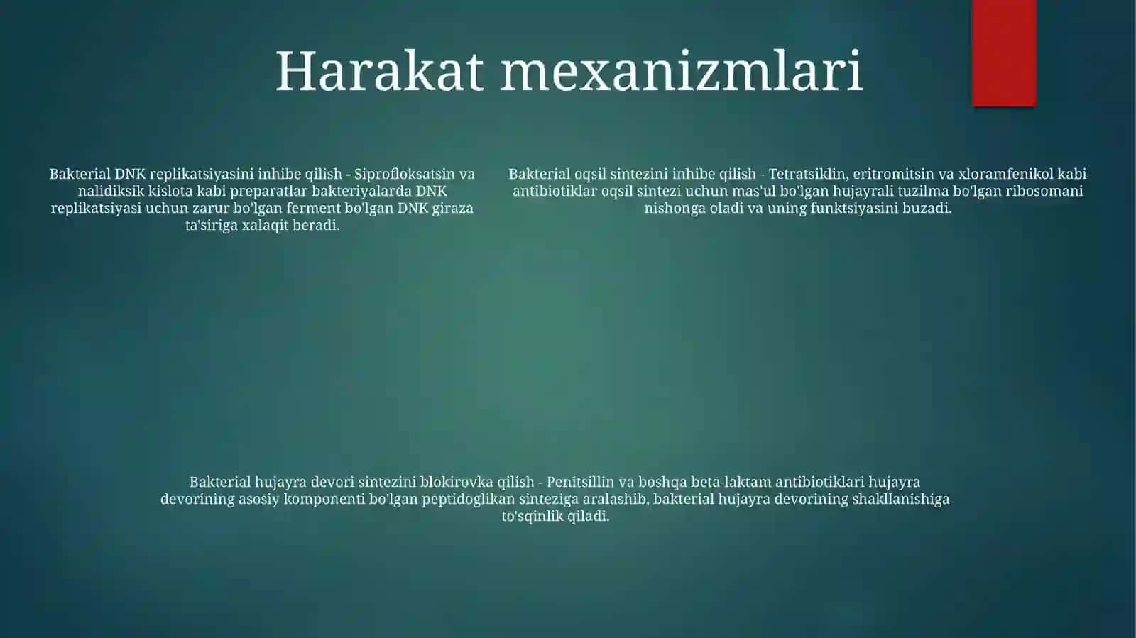 Azot Saqlovchi Ikkilamchi Moddalar 4