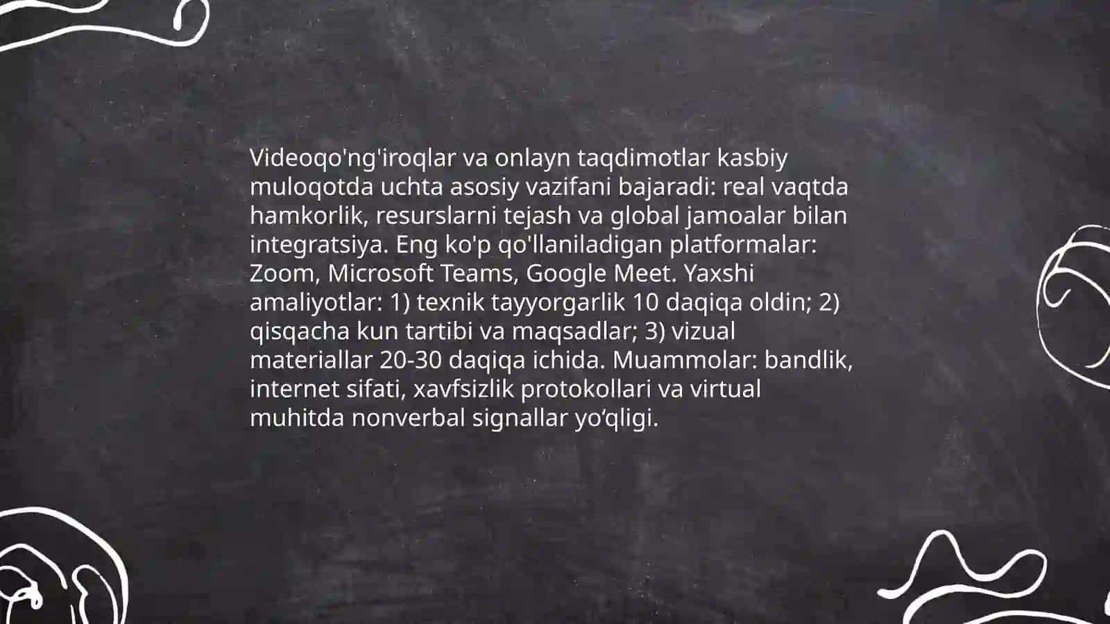 Raqamli vositalar va kasbiy muloqotda qo'llanilishi 4
