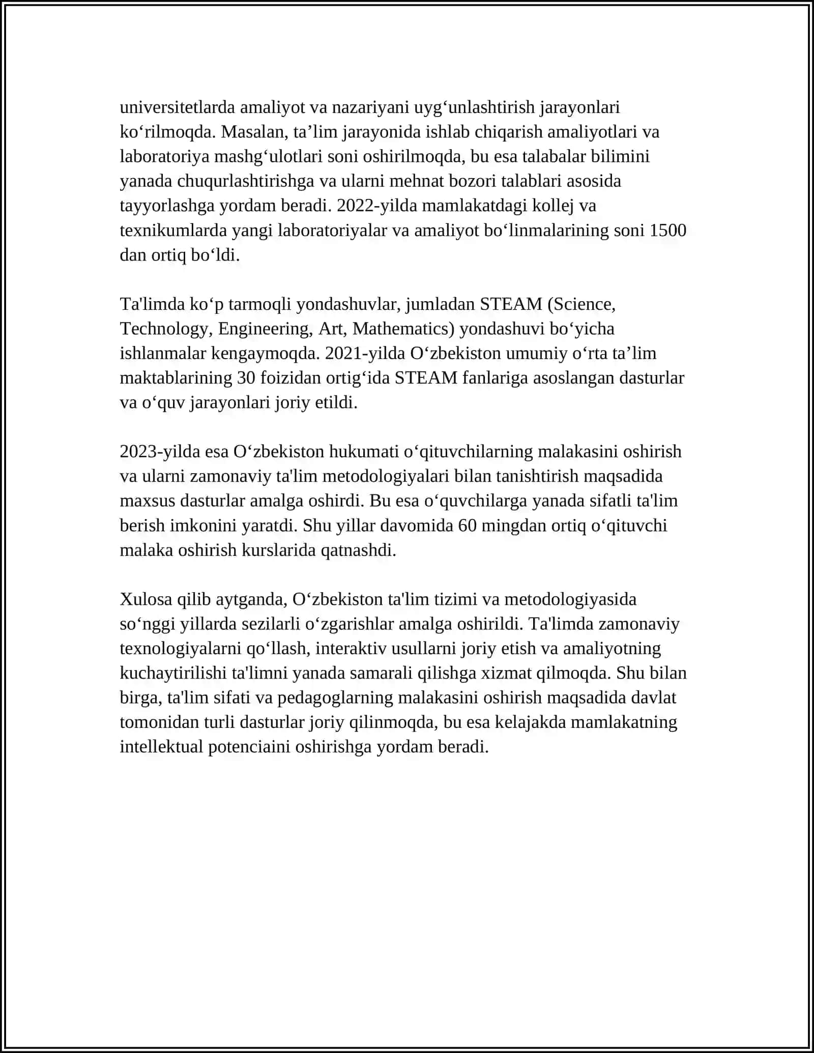 PEDAGOGIKA FANINING OʻRGANISH ZARURIYATI 4
