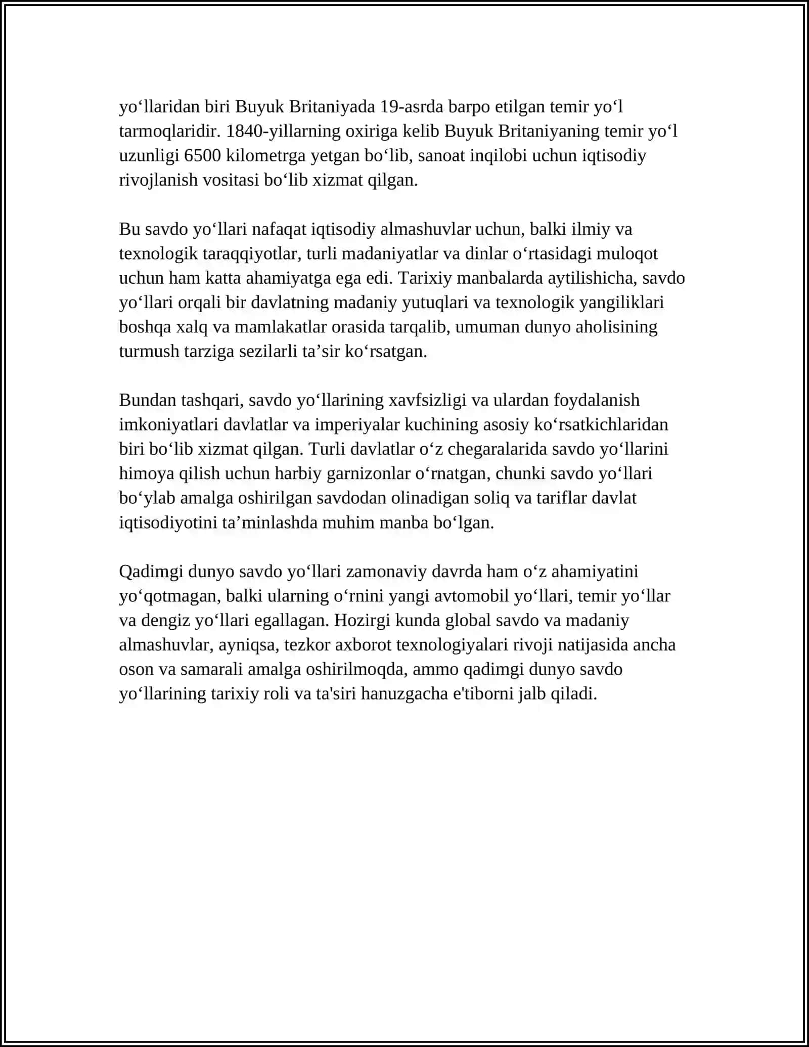 QADIMGI DUNYO IQSODIY ĞOYALARI 4