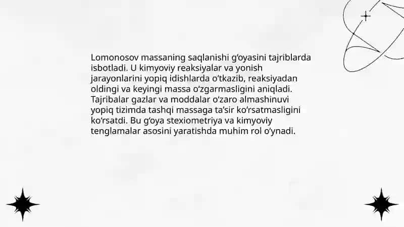 Kimyoda stexiometrik qonunlarning yaratilishi 4