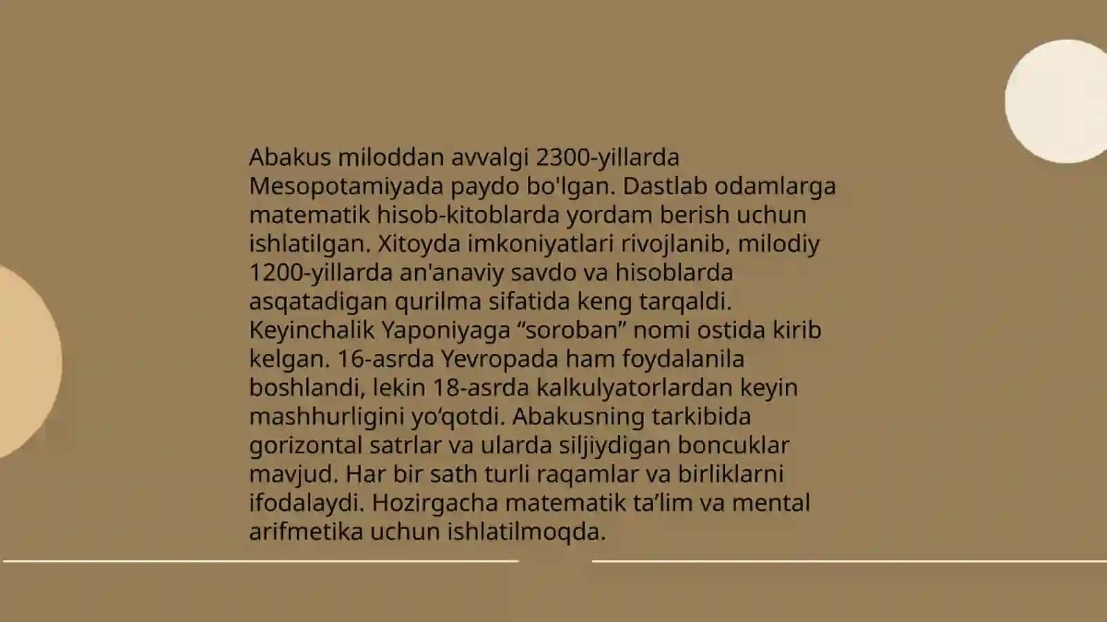 Abakusda murakkab koʻpaytirish 4