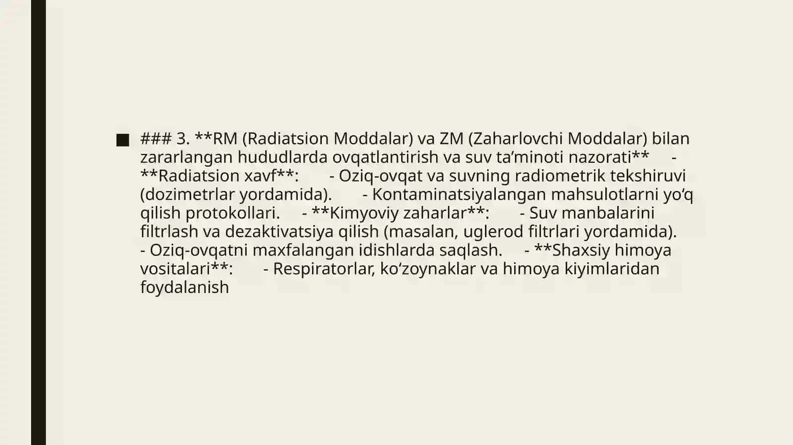 Kazarma va dala sharoitida harbiy xizmatchilarni joylashtirishning sanitariya nazorati 4