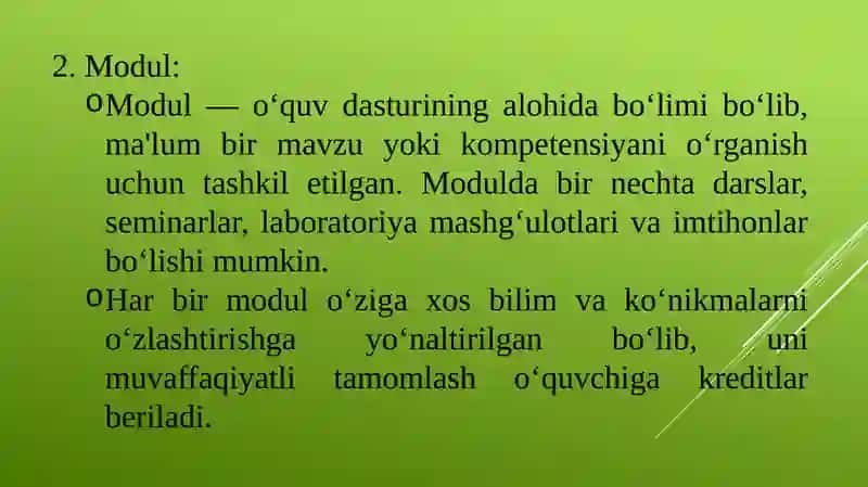 Kredit-modulli tizim 4
