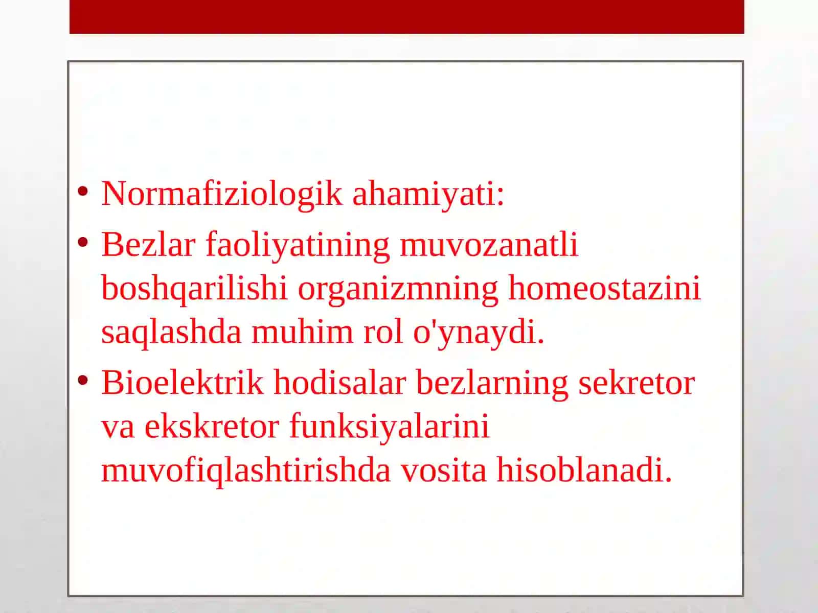 Qo'zg'aluvchan to'qima bioelektrik xodisalar 4