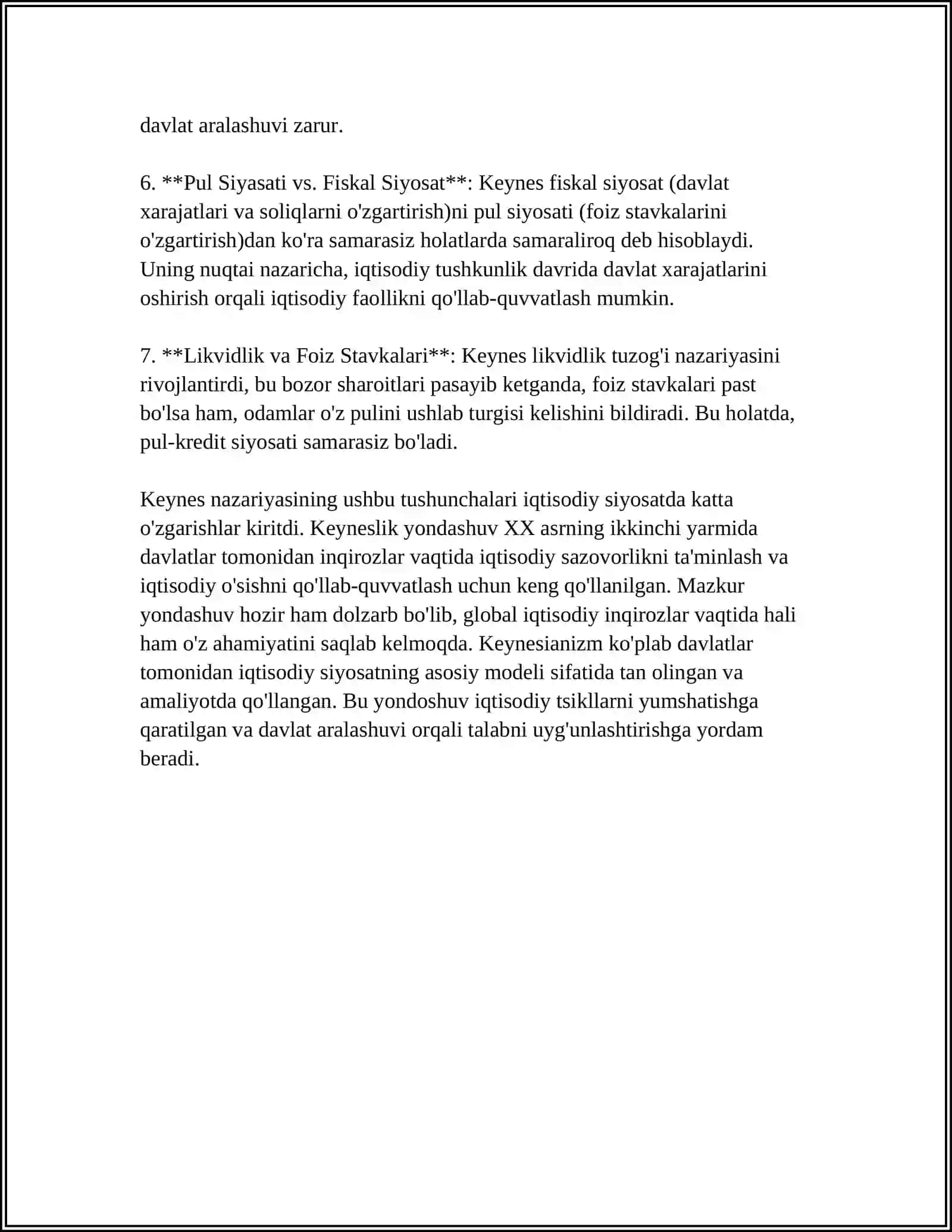 JON MEYNARD KEYNS TAʼLIMOTI VA KEYNSCHILIK 4