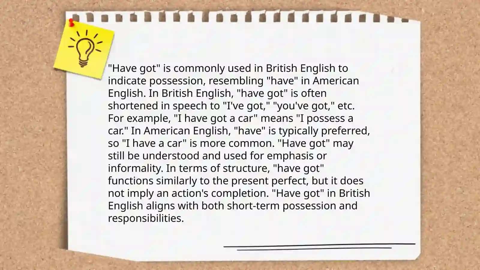 Differences between "have got" and "has got" 4