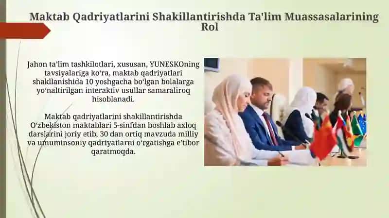 Maktab Qadriyatlarining Shakillanishi 4
