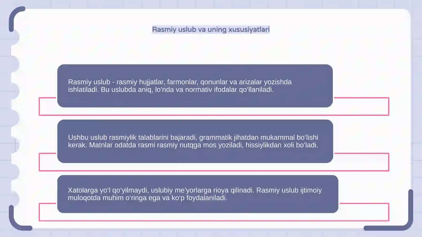 Òzbek adabiy tilining vazifaviy uslublari 4