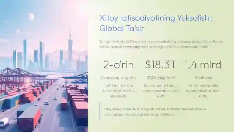 Xitoy: O'tmish, Hozirgi Kun va Kelajak 4