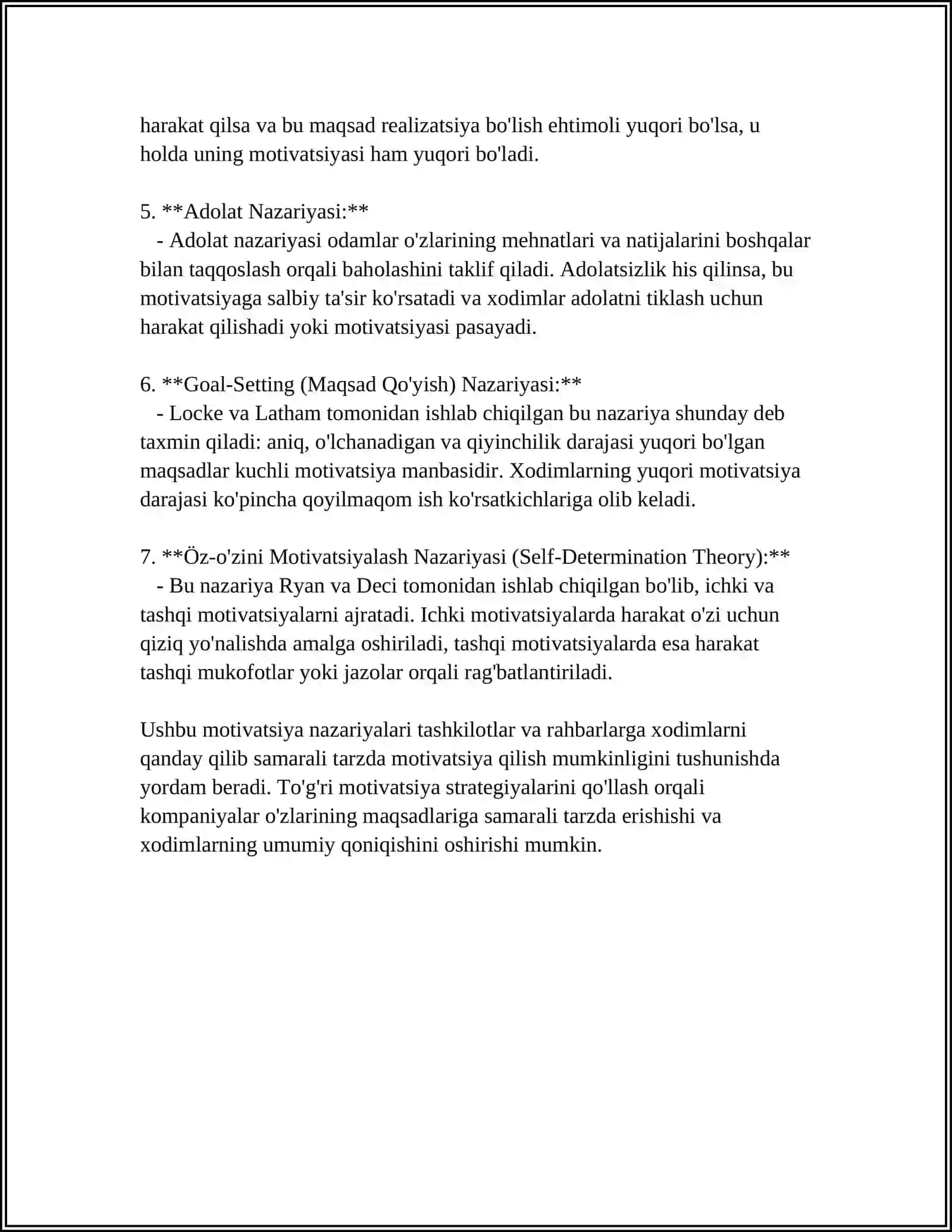 XORIJ PSIXOLOGIYASIDA MOTIV VA MOTIVATSIYA MUAMMOSI 4