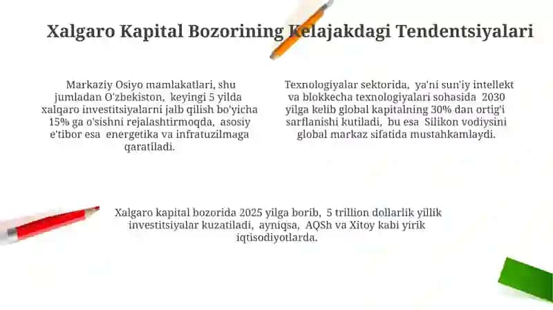 Xalgaro kapital bozori va uning rivojlanishi 4