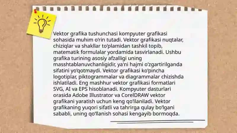 Kompyuter grafikasi va ularning turlari 4