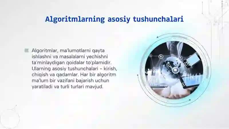 Algoritmlar, filtr va sunʼiy intellekt bilan ishlash 4