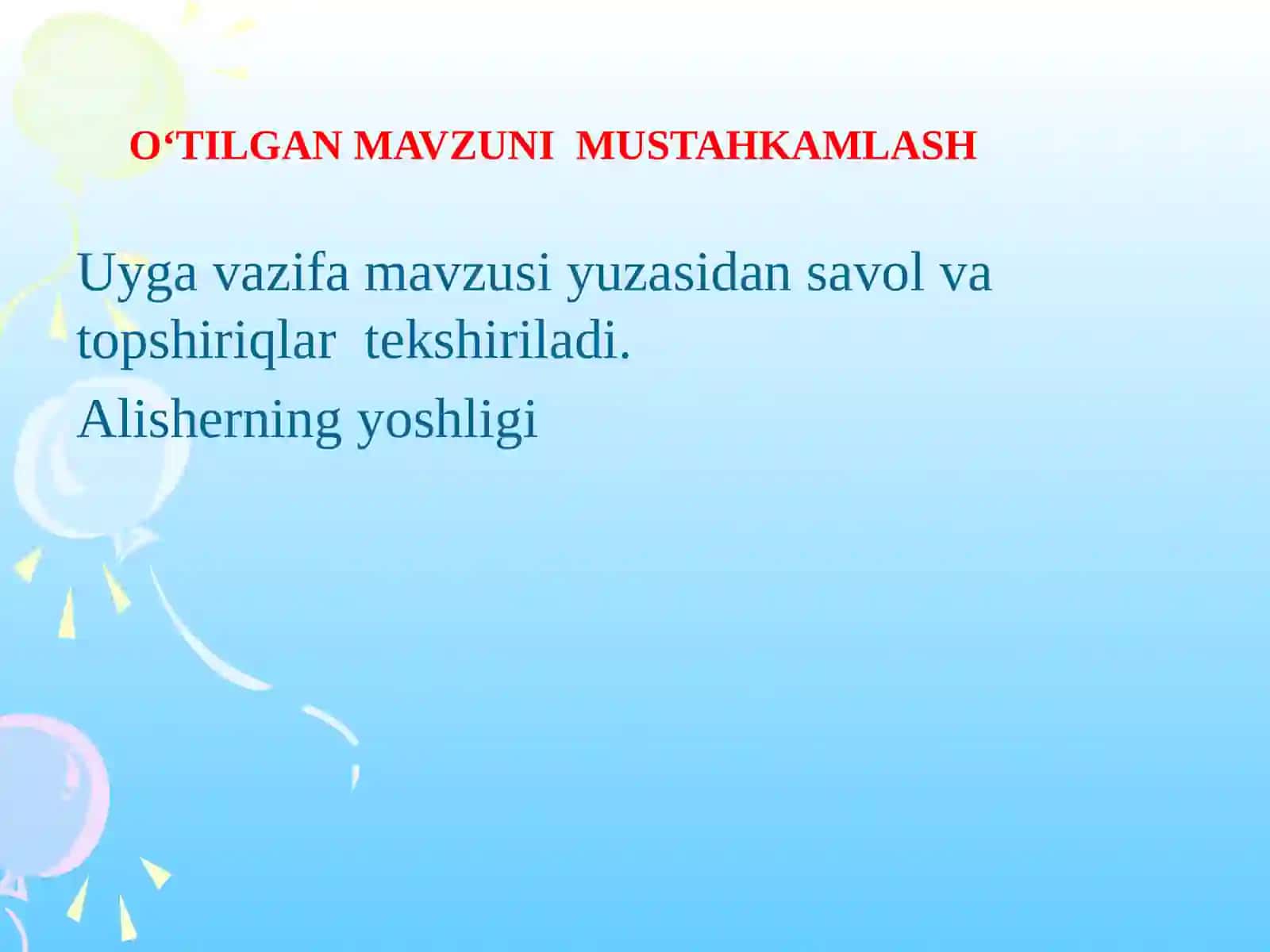 Odamdan nima maqoladi? 4