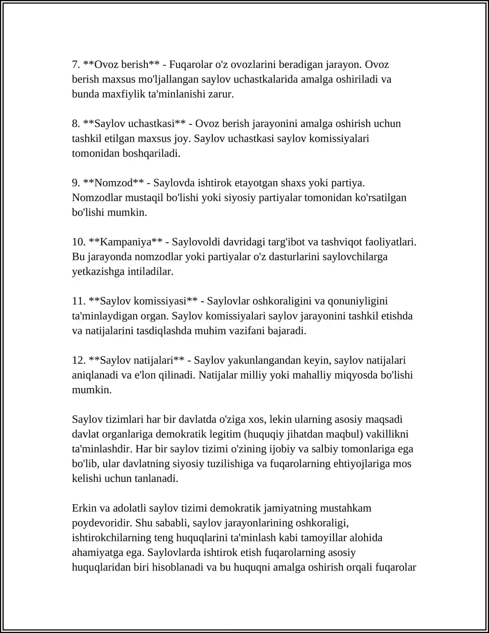 SAYLOV TIZIMI VA SAYLOV HUQUQI TUSHUNCHASI 4