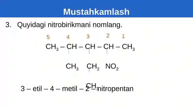 Nitrobenzolning olinish reaksiyasi 4