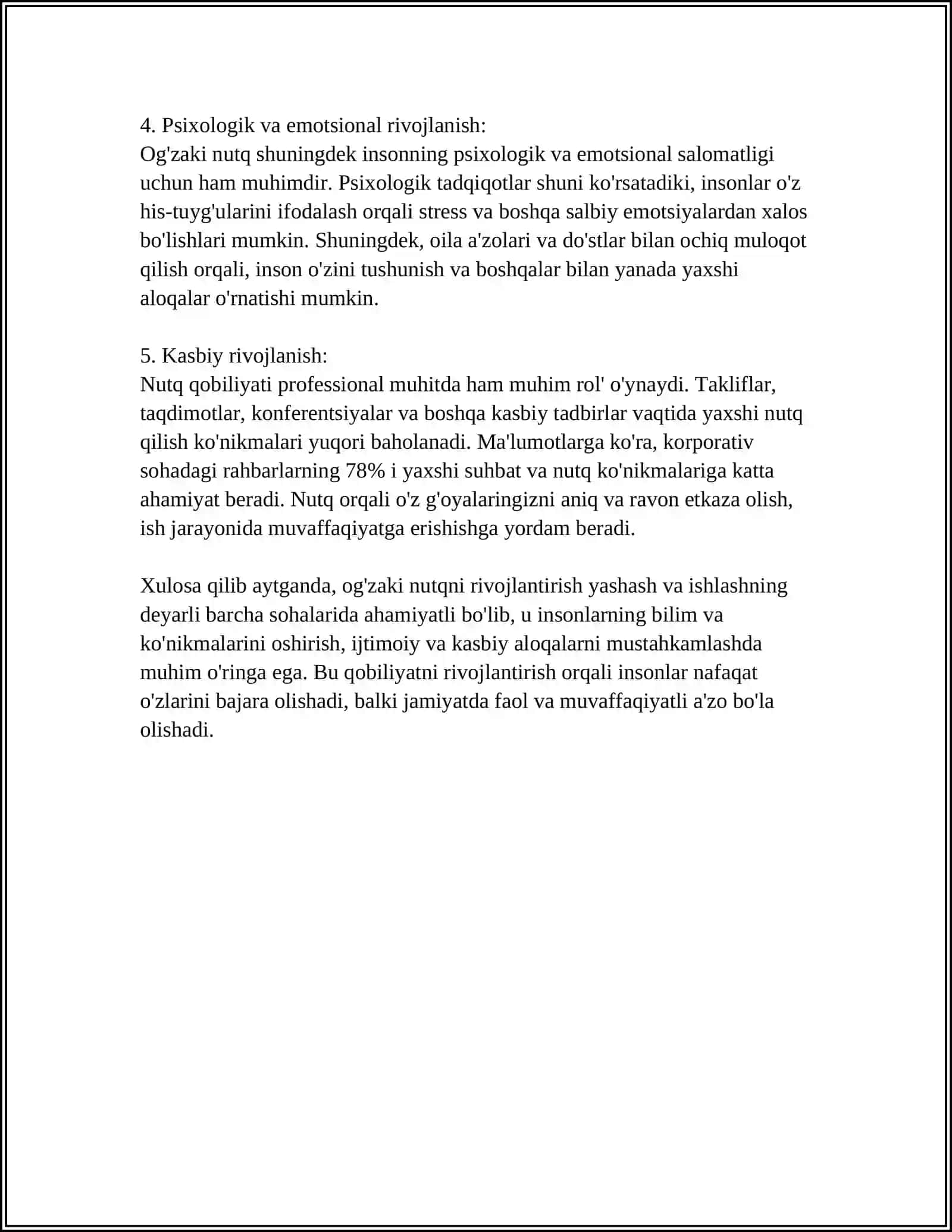 O'QUVCHILAR OG'IZAKI VA YOZMA NUTQ MALAKALARINI OSHIRISHNING SHAKL VA USULLARI 4