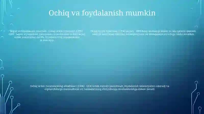 Bepul Taqdimotlar 4