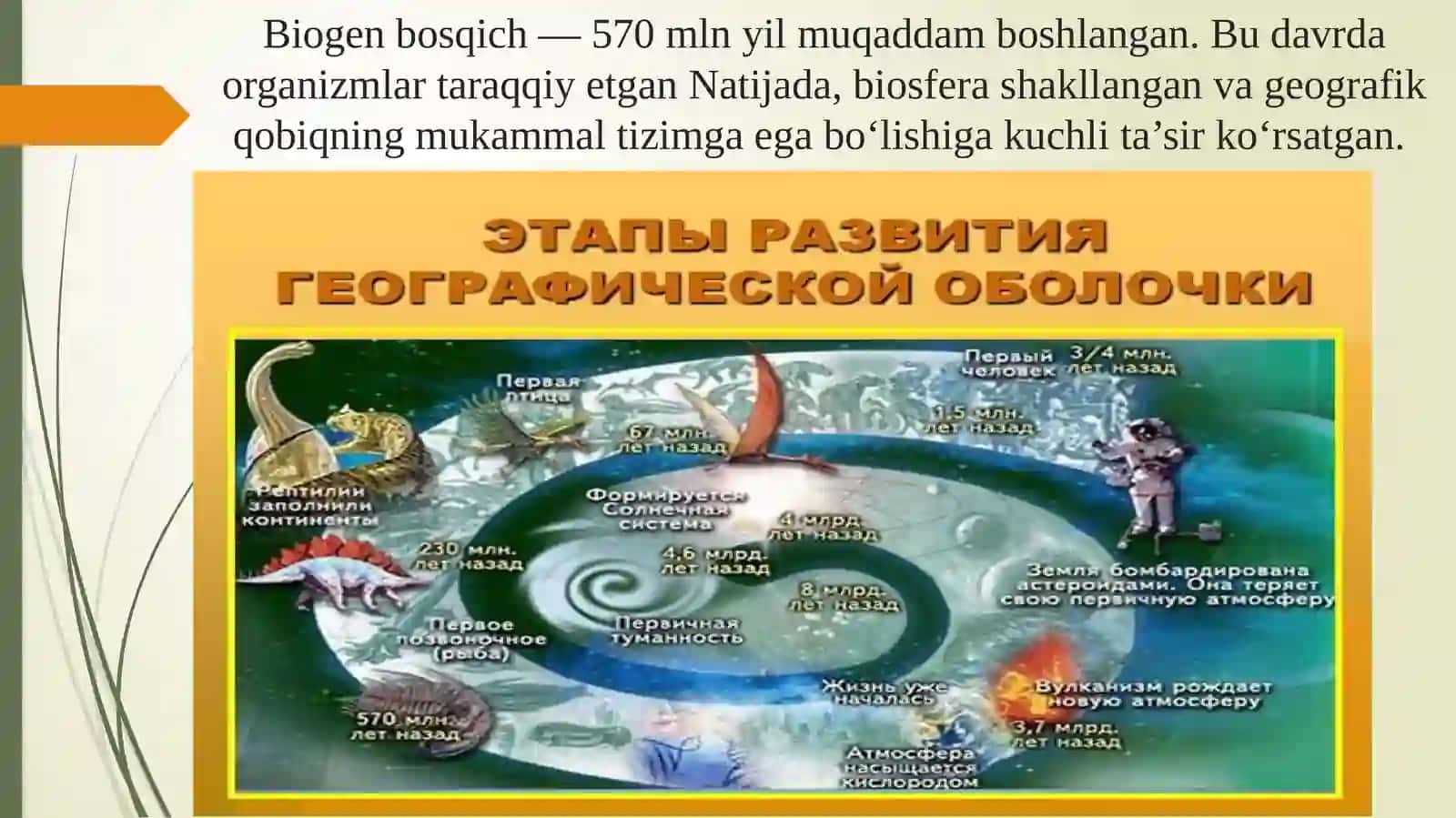 Geografik qobiqning rivojlanish bosqichlari 4