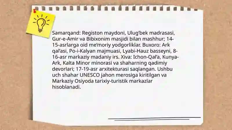 Tarixiy turmaklar 4