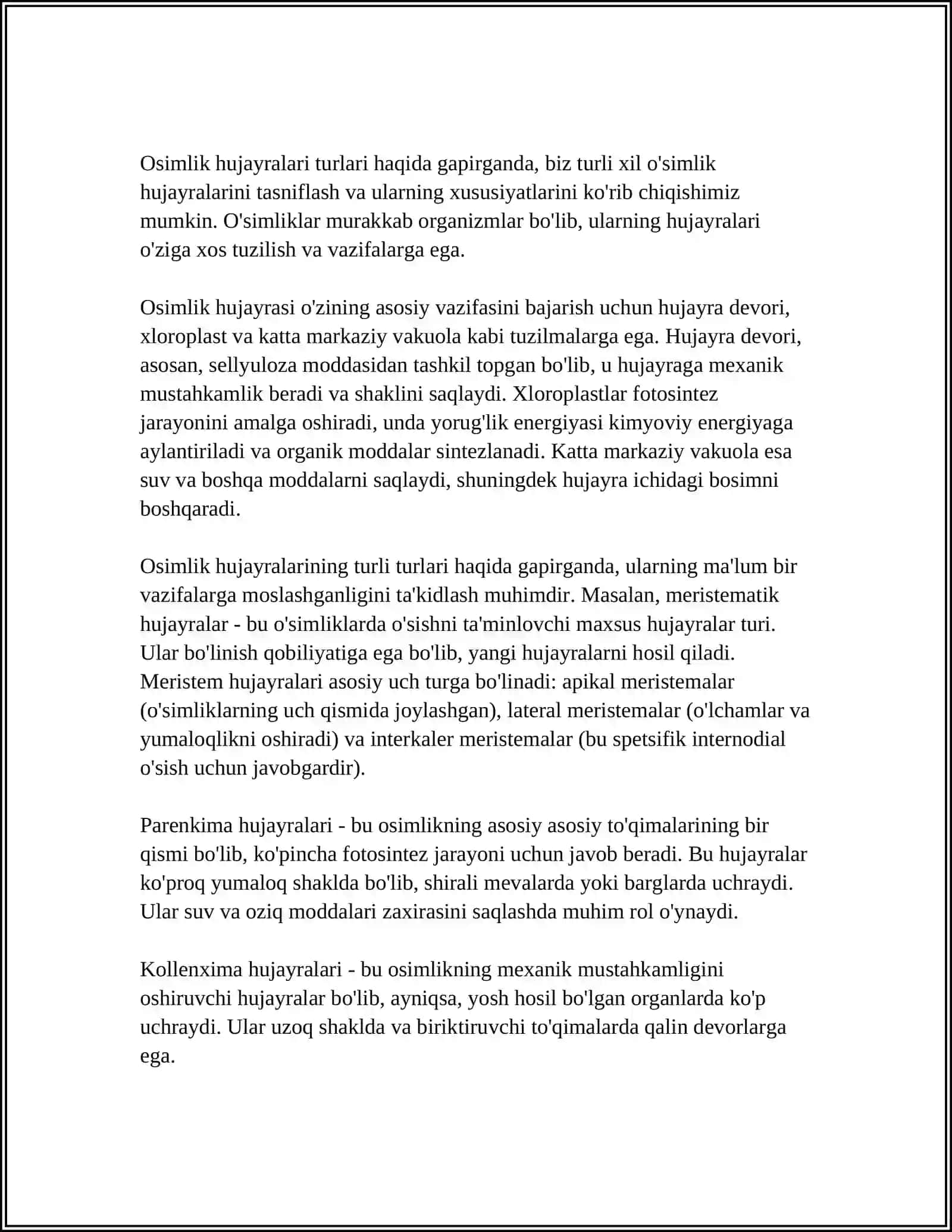 OSIMLIK TOQIMA VA ULARNING KLASSIFIKATSIYASI 4