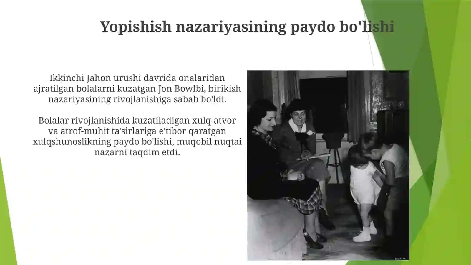XX asr boshlarida bolarivojlanish nazariyasi 4