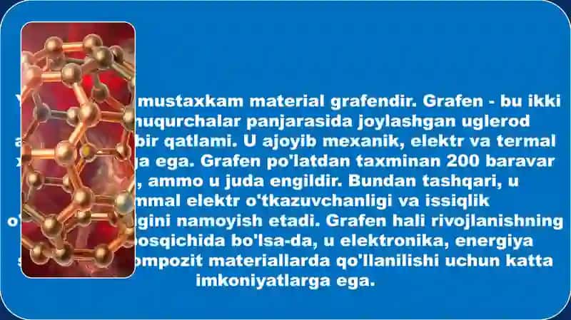 Òta mustaxkam materiallar, xossalari, olish metodikasi va texnologiyasi strukturasi 4