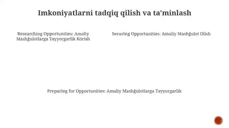 Amaliy Mashğulotlarga Tayyorgarlik Kórish 4