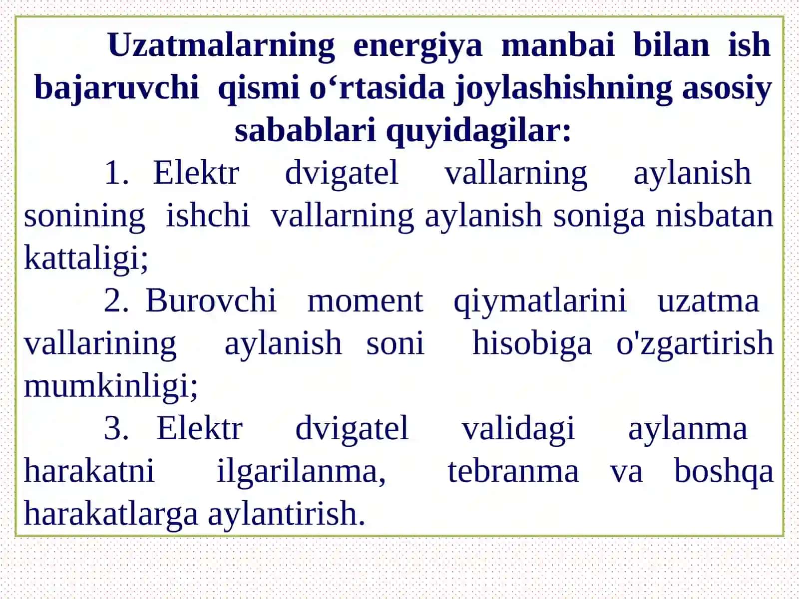 MEXANIK UZATMALAR VA ULARNI HOSOBLASH 4