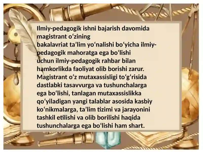 Magistrlik dissertatsiyasini tayyorlash 4