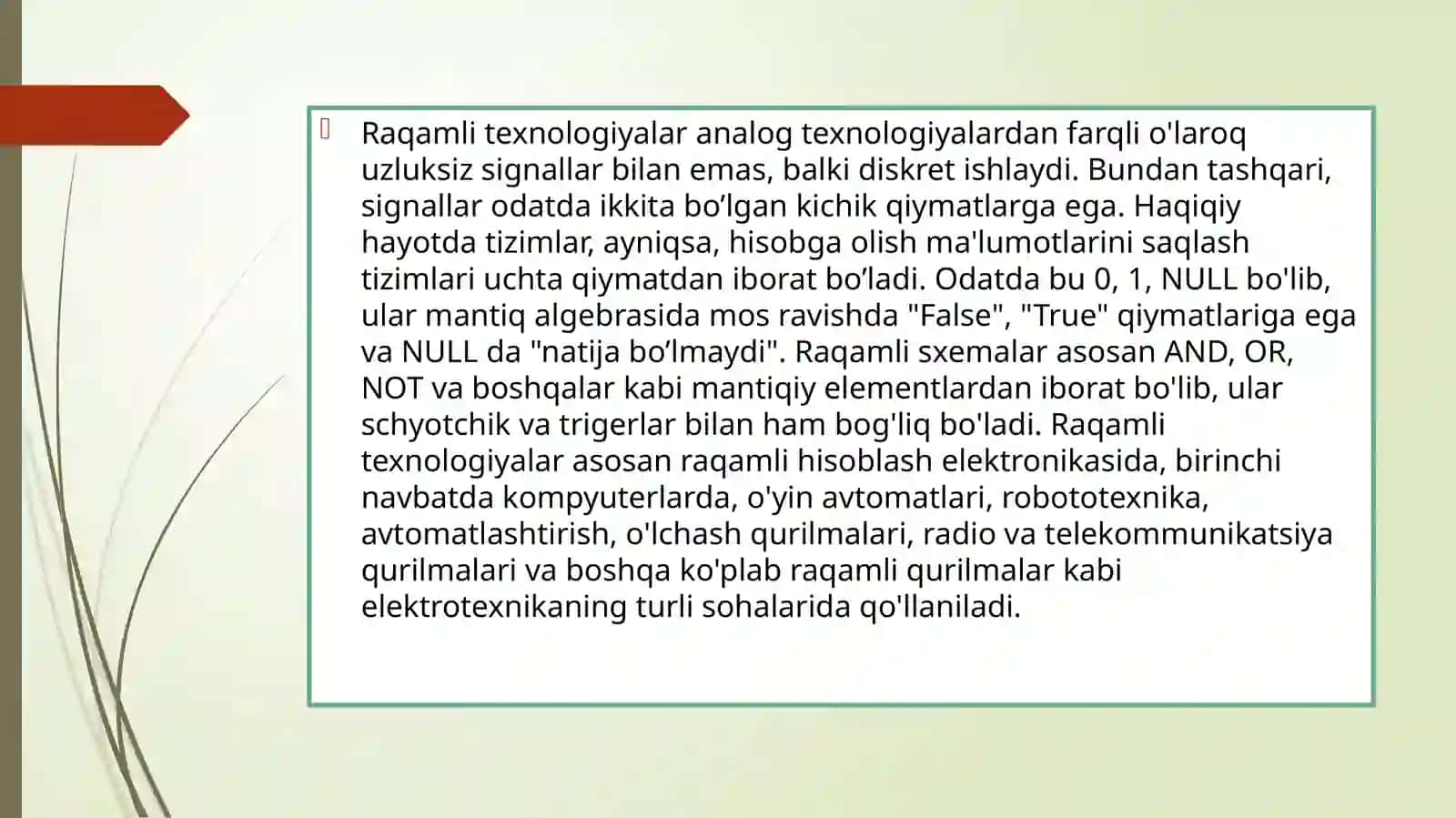 Raqamlitexnologiyalarningqo`llanishsohalari 4
