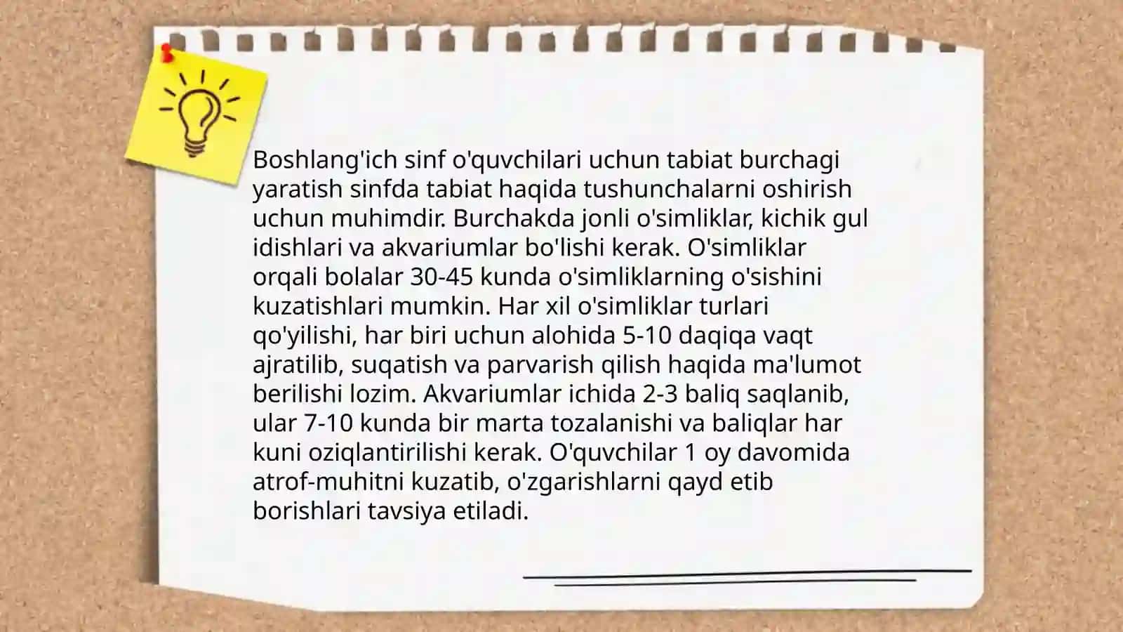 Mtt da turli yosh guruhlarda tabiat burchagini tashkil etish texnologiyalari 4
