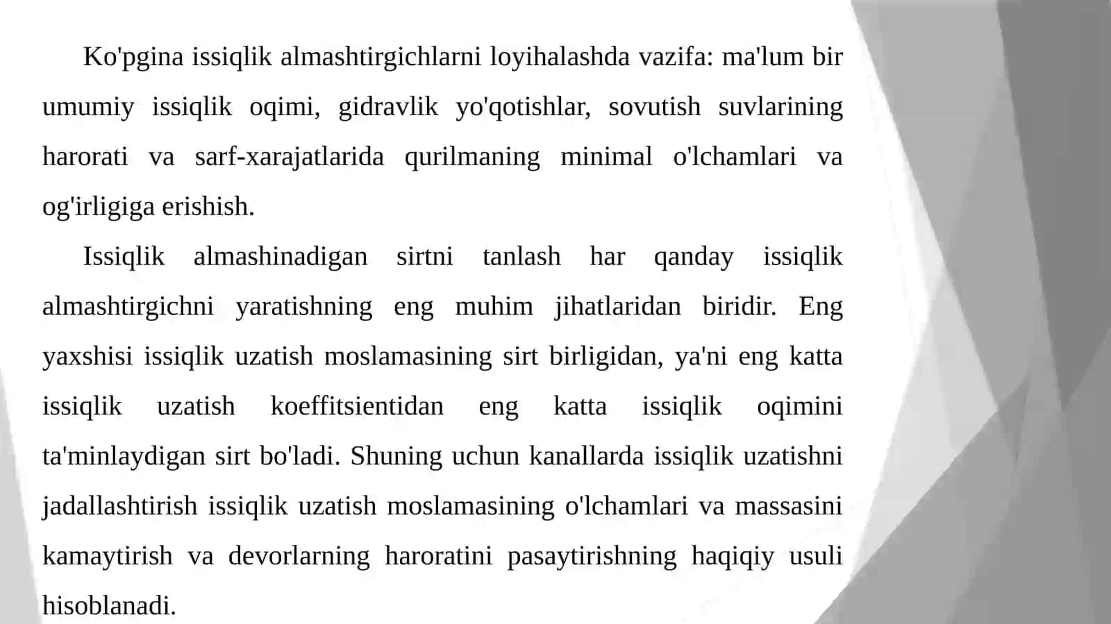 GMZ DAGI OHAKTOSH KUYDIRISH PECHLARI CHIQINDI GAZLARINING ISSIQLIGIDAN FOYDALANISH IMKONIYATLARINI TADQIQ QILISH 4