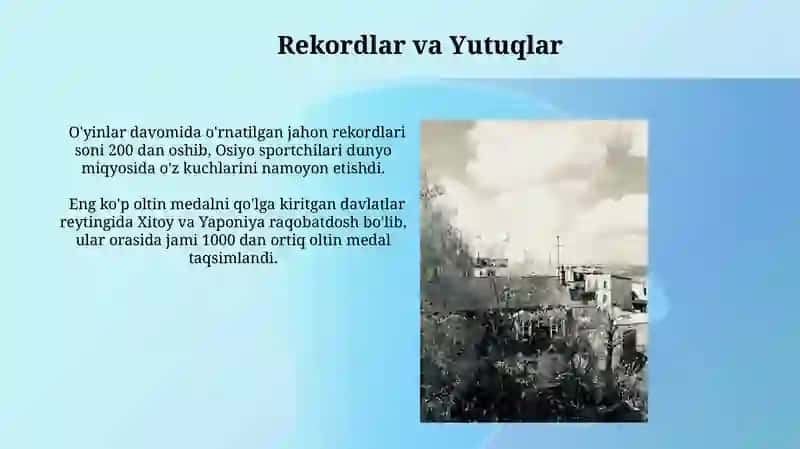 Osiyo o'yinlari (1951 - hozirgi davrgacha) 4