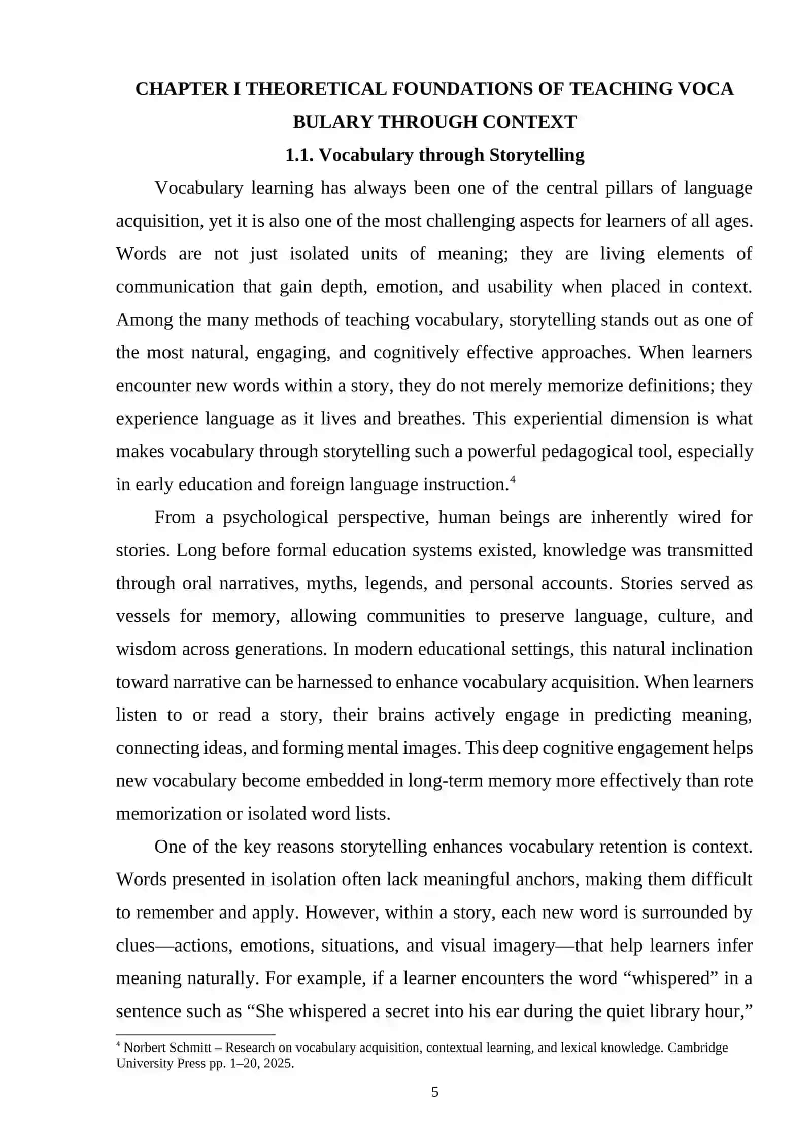 Teaching vocabulary to young learners through context 4