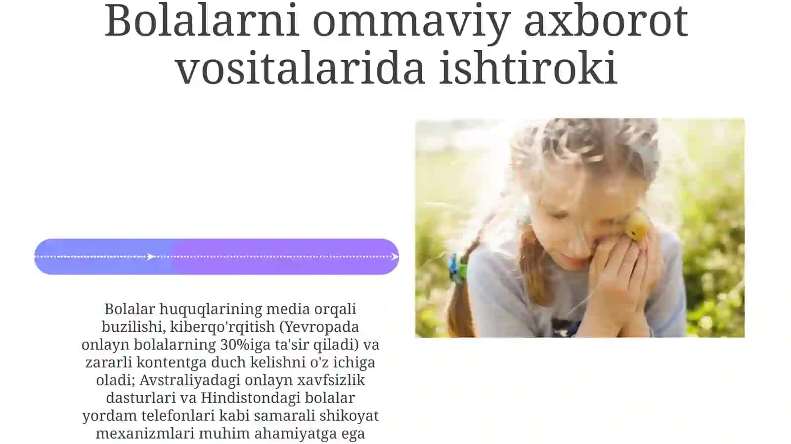 Bolalar huquqlarini himoya qilish 4