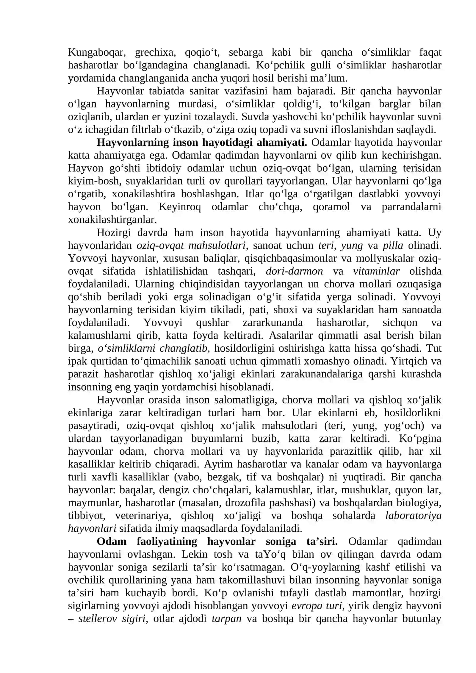 Zoologiya faniga kirish. Umurtqasizlar bilan tanishuv. Protozoologiya 4
