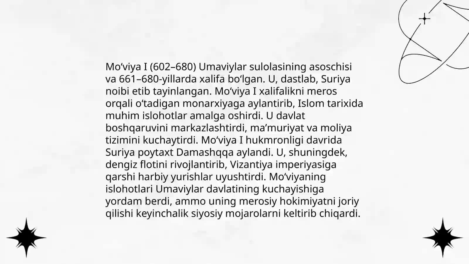 Arab davlatlari umaviylar va Abbosiylar sulolasi boshqaruvi yillarida 4