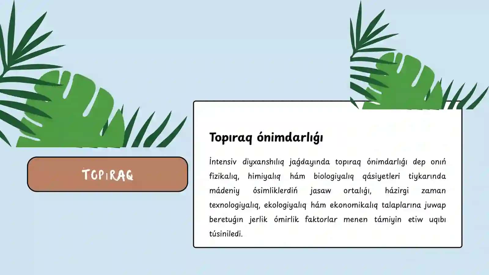Topıraq ónimdarliǵı hám onıń sturturasın jaqsılawǵa qaratılǵan ilajler 4
