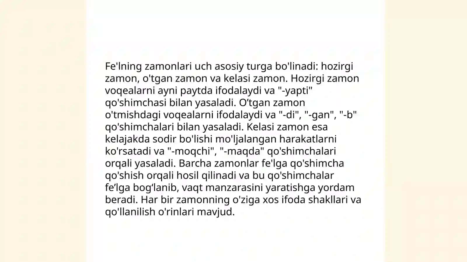 Boshlang'ich sinf darsliklarida fe'lga oid mashqlarni tasnif qilish 4