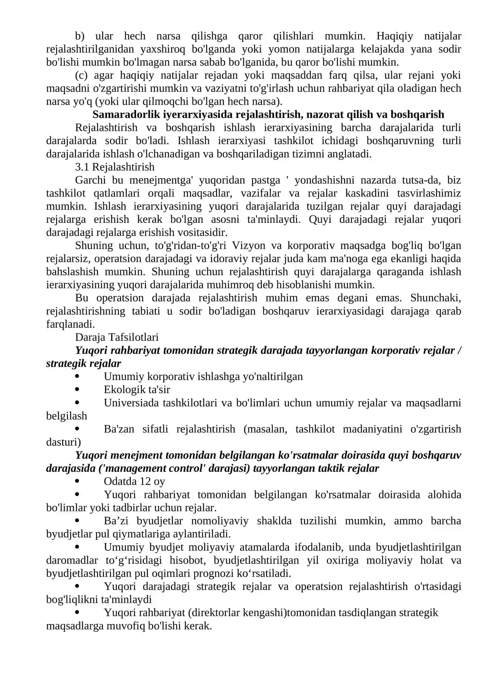 Qayta ko‘rib chiqish - Byudjetlashtirish tizimlarining vazifalari 4