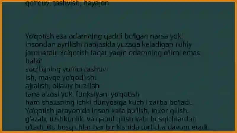 Evtanaziya muammolari.Krizis holatda boʻlgan bemorga maslahat berish. Yoʻqotish, bemor holatini oʻziga xosligi 4
