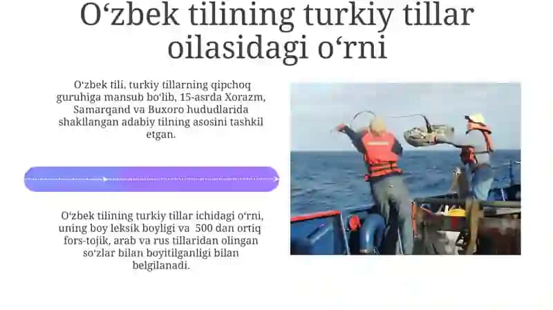 Oʻzbek tilining rivojlantirishi va bugungi kundagi ahamiyati 4