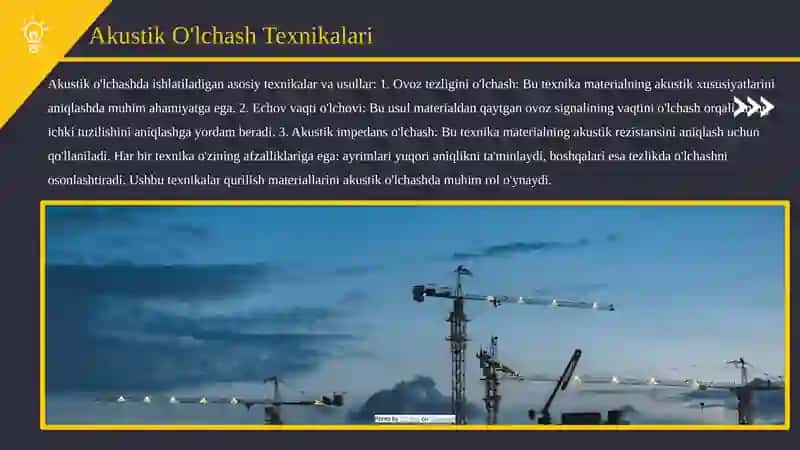 Qurilish materiallarini akustik o'lchash yordamida tekshirish usullari 4