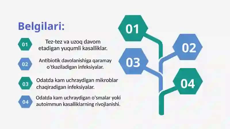 Immun tanqislik holatlari , immun profilaktika va immunoterapiya asoslari 4