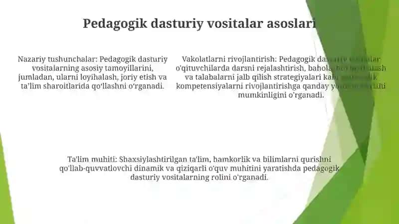 Pedagogik Kampetentlikni Shakllantirishda Pedagogik Dasturiy Vostalarning Nazariy Asoslari 4