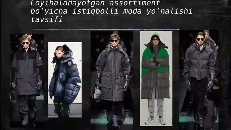 erkaklar kurtkasi dizayn loyihasini ishlab chiqish, fashion sketchbook 4